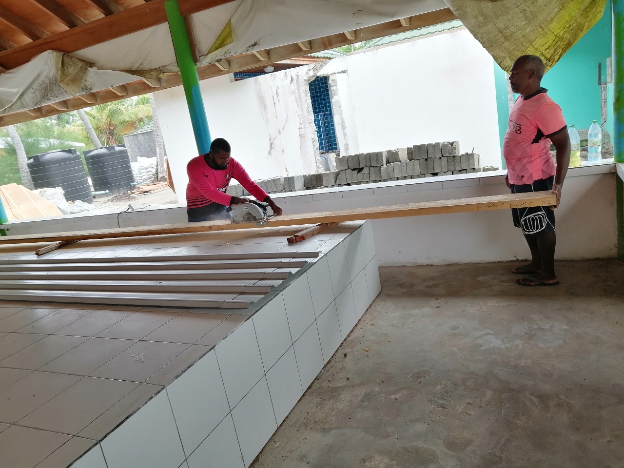 Henbadho  Police Post Work