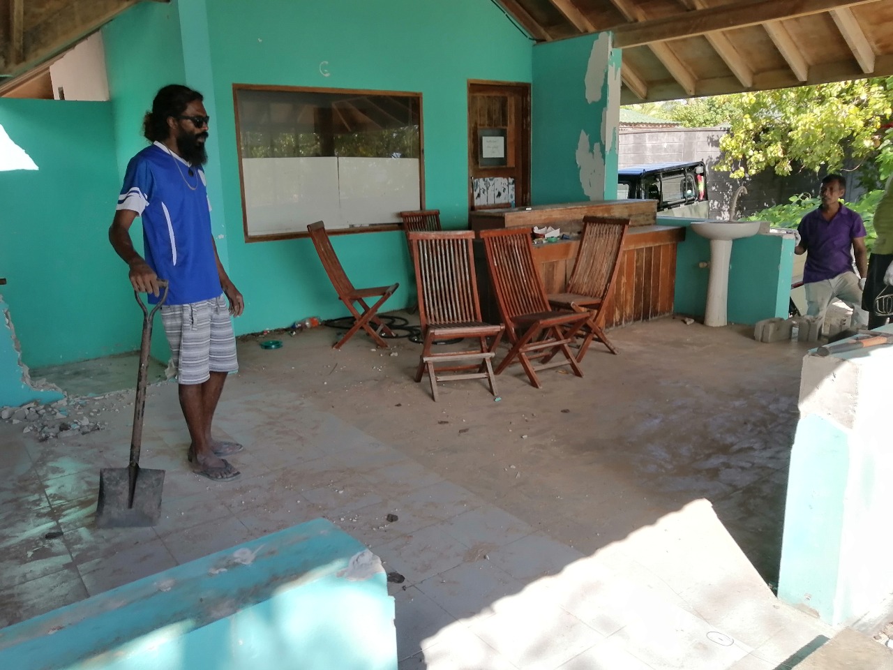 Henbadho  Police Post Work