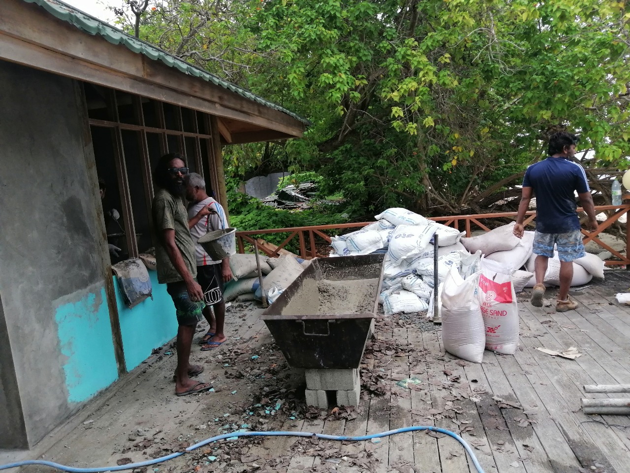 Henbadho  Police Post Work