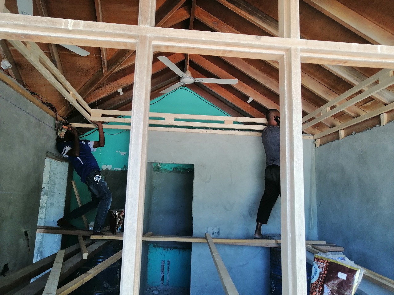 Henbadho  Police Post Work