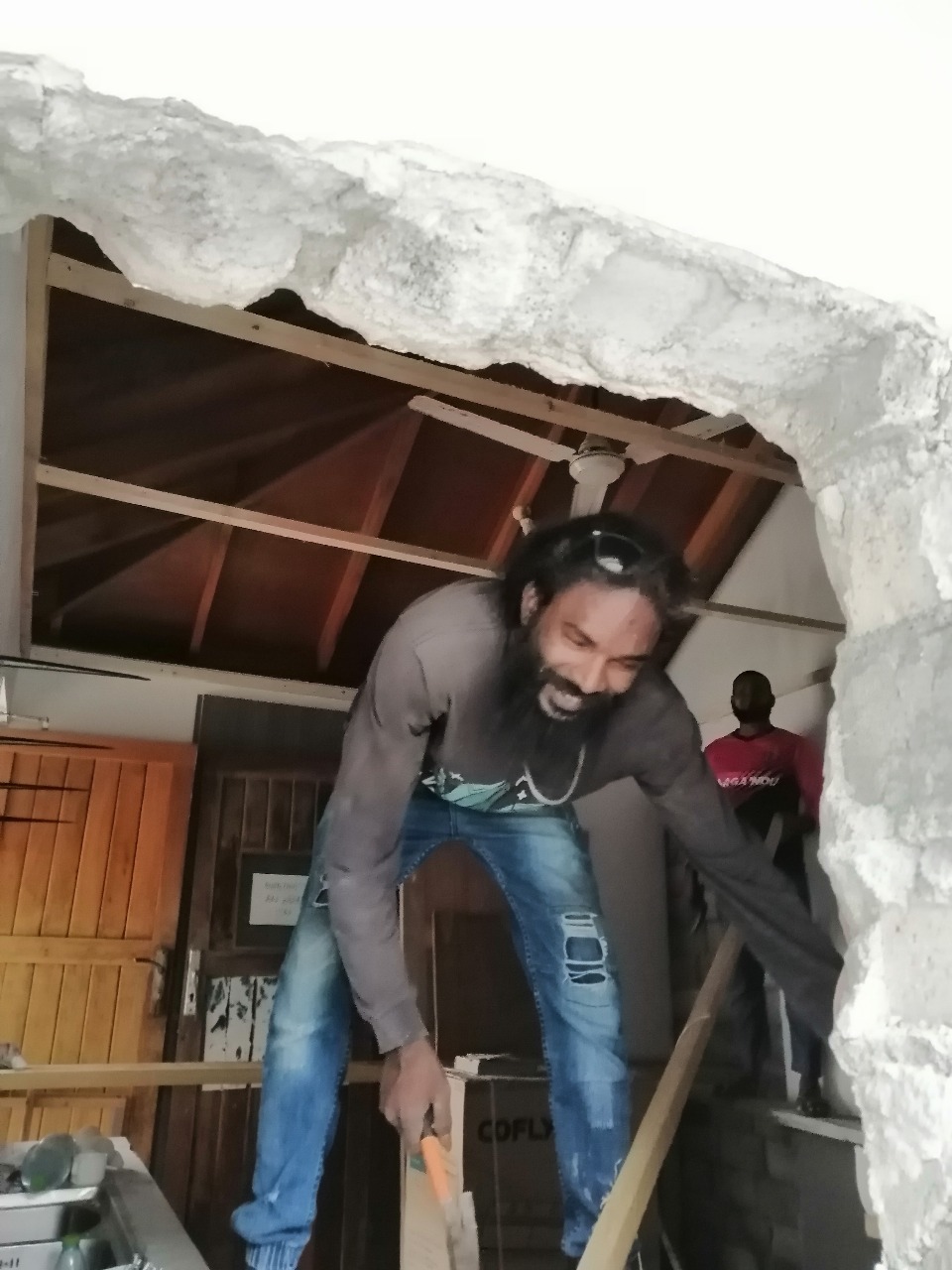 Henbadho  Police Post Work