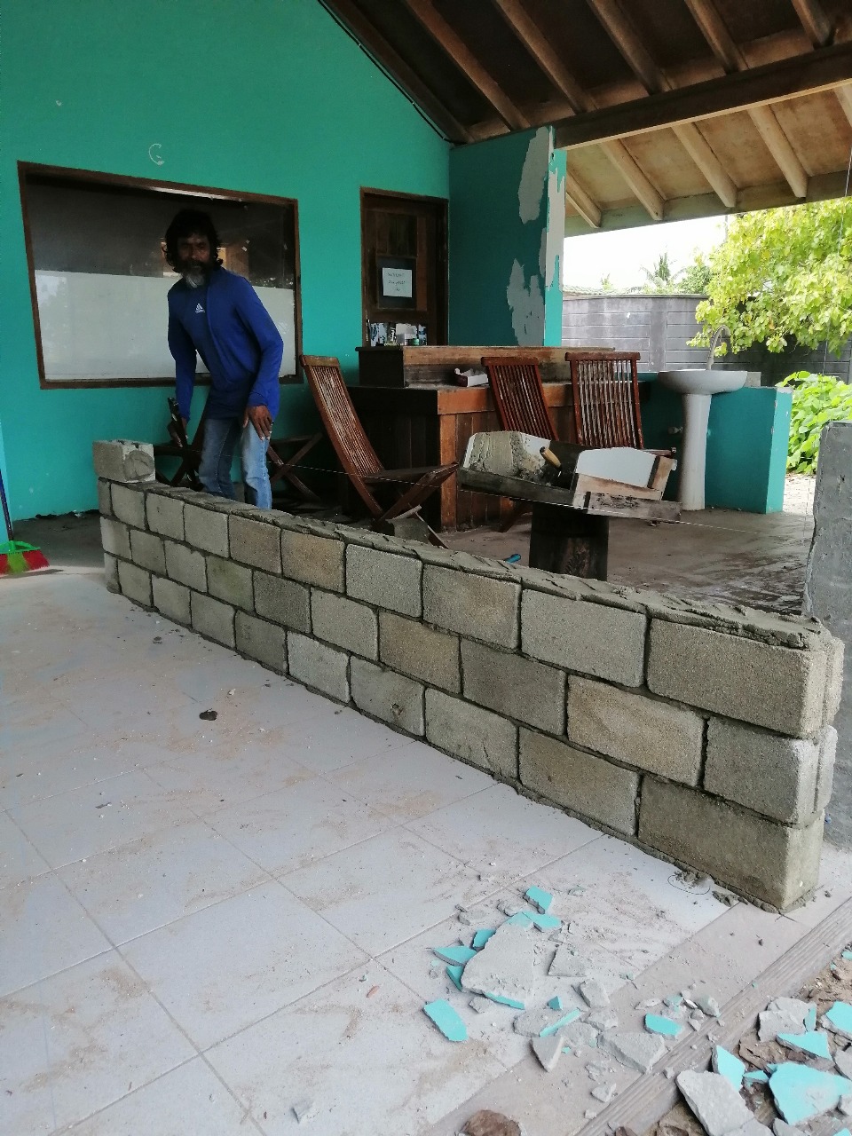 Henbadho  Police Post Work