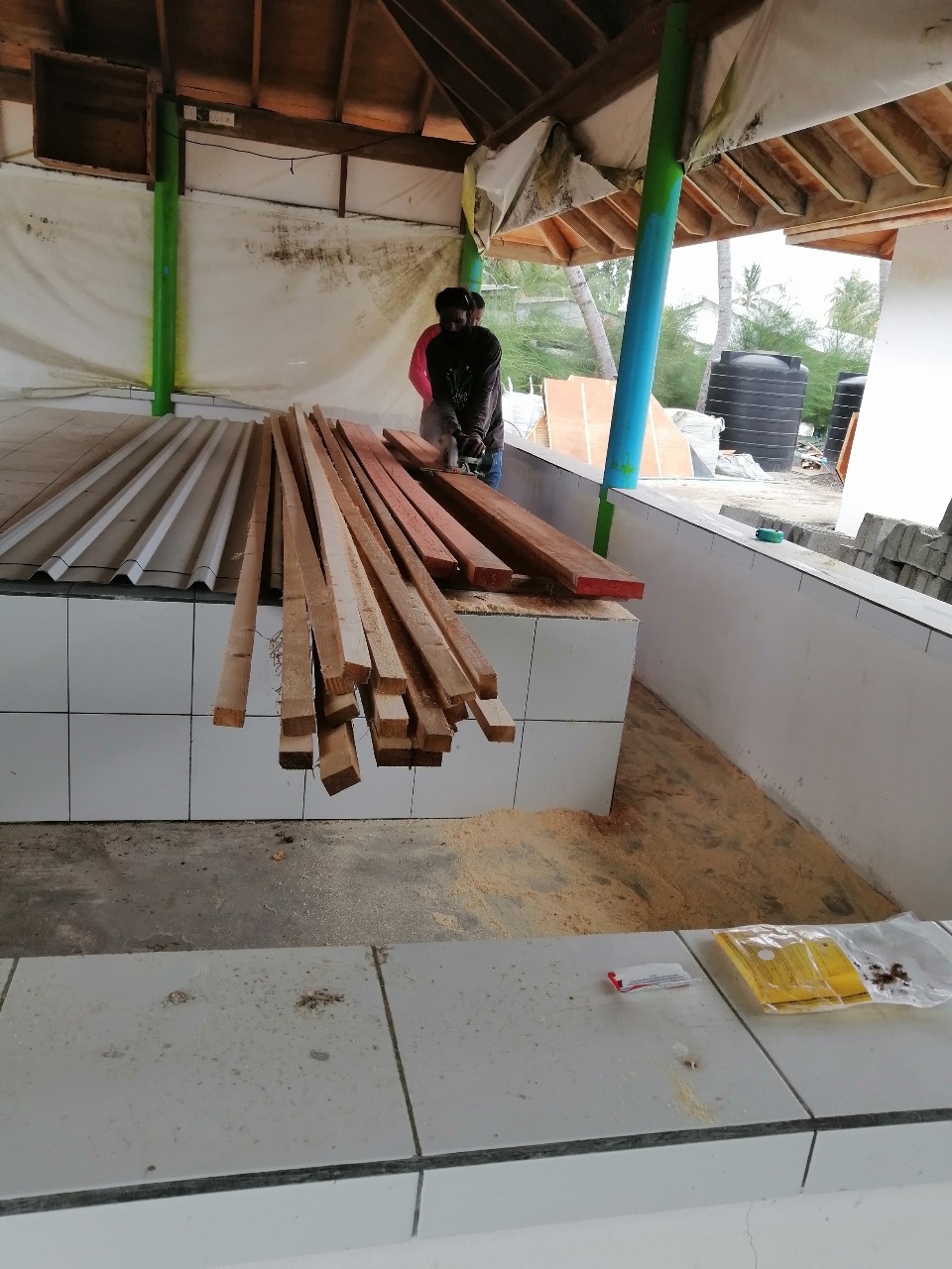 Henbadho  Police Post Work